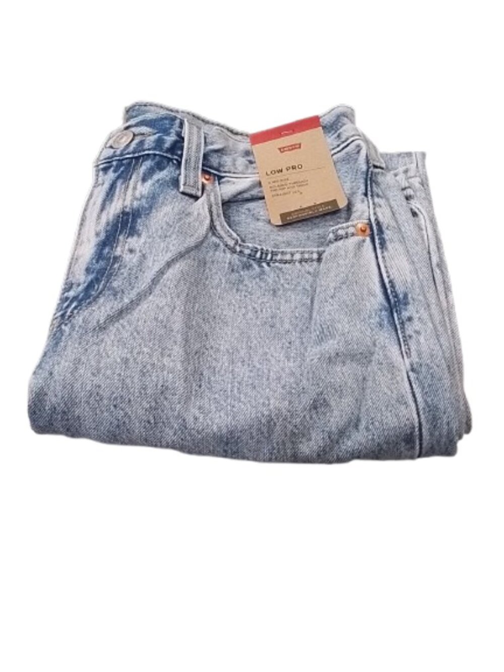 Women's Levi's Low Pro Midrise Relaxed Fit Straight Leg Jeans - 27 - NWT